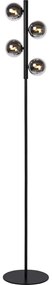 Lucide 45774/04/30 - Állólámpa TYCHO 4xG9/28W/230V fekete