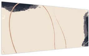 Kép - Bézs absztrakció (120x50 cm)
