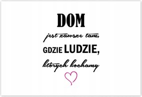 Poszterek 200x135 A ház ott van, ahol az emberek