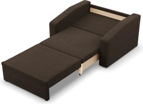 Vertico fekvőfotel, 90 cm széles, fonott, barna
