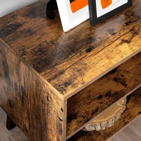 BASTOR TV-állvány barna/fekete