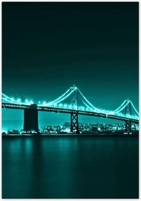 Poszterek 70x100 Türkiz kilátás híd