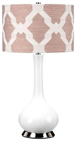 Elstead MILO-PN-TL-OVTH - Asztali lámpa MILO 1xE27/60W/230V rózsaszín