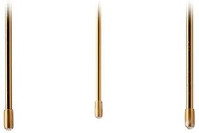 Virágállvány NILA 32,5x13 cm fekete/arany