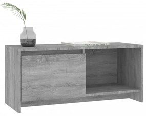 szürke sonoma színű szerelt fa TV-szekrény 90x35x40 cm