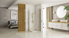 Zuhanykabin REA Hugo 80x90 Gold Brush