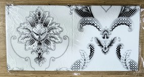 10 Darab Öntapadós 3D Falmatrica Tapéta Német Birodalmi Mina Stílus 70x 70 x 0,6 cm-es méretben