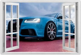 Poszter 60x40 Kék Audi