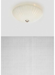 Fehér mennyezeti lámpa üveg búrával ø 35 cm Cut – Markslöjd