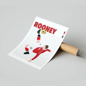 Wayne Rooney Focilabda poszter 30x40 cm Ajándék ötlet