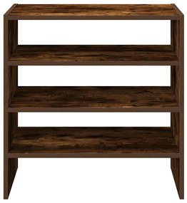 2 db füstös tölgy cipőtartó állvány halmozható 60 x 30 x 30,5cm