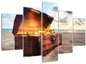 Kép - kincs a tengerpart (150x105 cm)