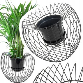 Virágcserép fém virágtartó Rubin