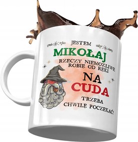 Bögre Mikulás Barát Ajándék Nyomtatott Fotóval