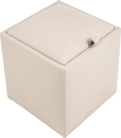 Box puff - POLY műbőr - krém R