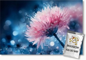 Fotótapéta Flizelina Akvarell Rózsaszín Virág Lóhere Harmat 208x146 ragasztó