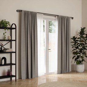 Acél bővíthető függönykarnis 107 - 305 cm Midnight – Umbra
