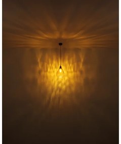 Globo 15786H - Csillár zsinóron SALVY 1xE27/60W/230V átm. 21 cm narancs