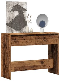 szürke sonoma szerelt fa tálalóasztal 100x35x76,5 cm