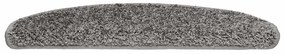 20 db szürke lépcsőszőnyeg 65x21x4 cm
