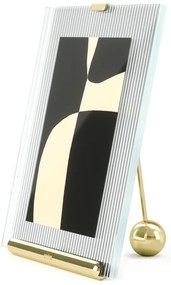 Aranyszínű üveg álló képkeret 16x20 cm Flute – Umbra