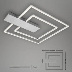 Briloner 3545-018 - LED Dimmelhető mennyezeti lámpa NICO LED/25W/230V króm
