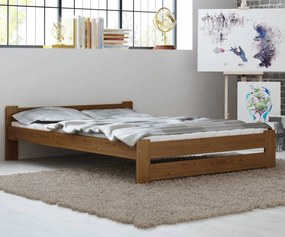 Fa ágy 160x200 Euro tölgy