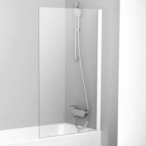 Ravak Pivot zuhanyparaván 80 cm egyrészes fehér fényes/átlátszó üveg 79840100Z1