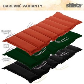 STILISTA  Ülőpárna készlet székre 2 db terrakotta/szürke