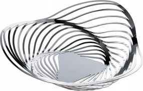 Alessi Trinity Gyümölcskosár 26 cm Acél Ezüst