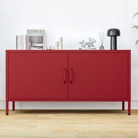 TV-szekrény lábakon ROSA, 1150 x 595 x 400 mm, Modern: piros