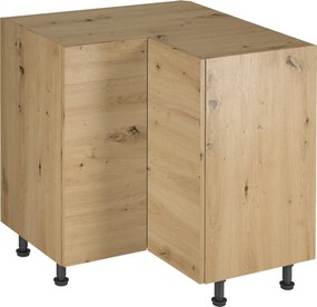 Sarok alsó szekrény, artisan tölgy, LANGEN D90N