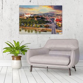 Kép - panoráma, Pozsony, Szlovákia (90x60 cm)