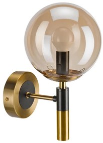 Fali lámpa ROLLO 1xE14/5W/230V arany/füstös bézs