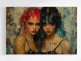 Poszter Låny Portré Cyberpunk Grunge Noir 60x40