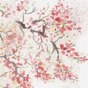Fotótapéta Falra az előszoba konyhájába Virágzó ágak 250x250 Ragasztó