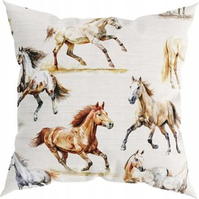 Lovak párnahuzat 40x40 Gyerek párnahuzat Lovak párnahuzat