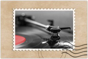 Poszterek 90x60 Vinyl lemez Audio tű