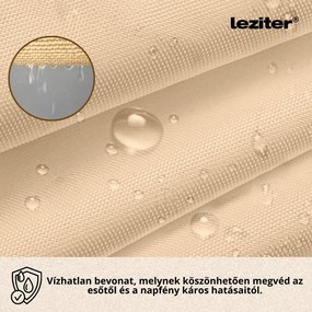 Rana napvitorla négyszög alakú 4x5 m bézs