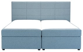 Franciaágy Boxspring 180 cm Revenant (kék) (ágyráccsal és matraccal) (tárolóhellyel). 1098562