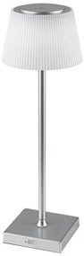 Rabalux 76013- LED Dimmelhető újratölthető asztali lámpa TAENA 4W/3,7V IP44 ezüst