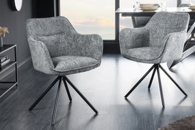 VERONA-II design forgatható szék - szürke