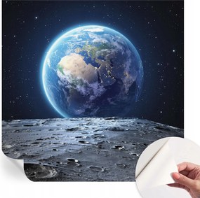 Dekoratív öntapadós fotótapéta az irodába Kozmikus panoráma 250x250 cm