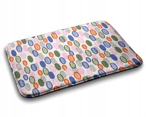 Gumírozott fürdőszobaszőnyeg Absztrakt 75x45