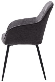 Sötétszürke étkezőszék Nolan – Unique Furniture