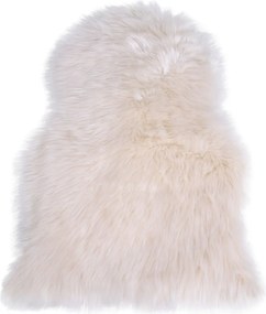 Lambskin báránybőr szőnyeg, műbőr 50x85 cm, Elefántcsont