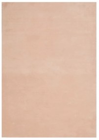 HUARTE púderszínű rövid szálú puha és mosható szőnyeg 140x200cm