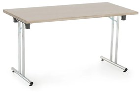 Összecsukható asztal Impress 140 x 80 cm, sonoma tölgy