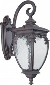 Maytoni klasszikus kültéri fali lámpa fleur antik bronz fekete arany myo414wl-01bz IP44