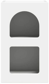 vidaXL Éjjeli asztal 2 pcs Fehér 29.5 x 35 x 50 cm Faanyag